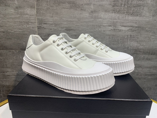 Jil Sander_s new low-top minimalist big head biscuits shoes thick sole shoes 38-44-6726f330